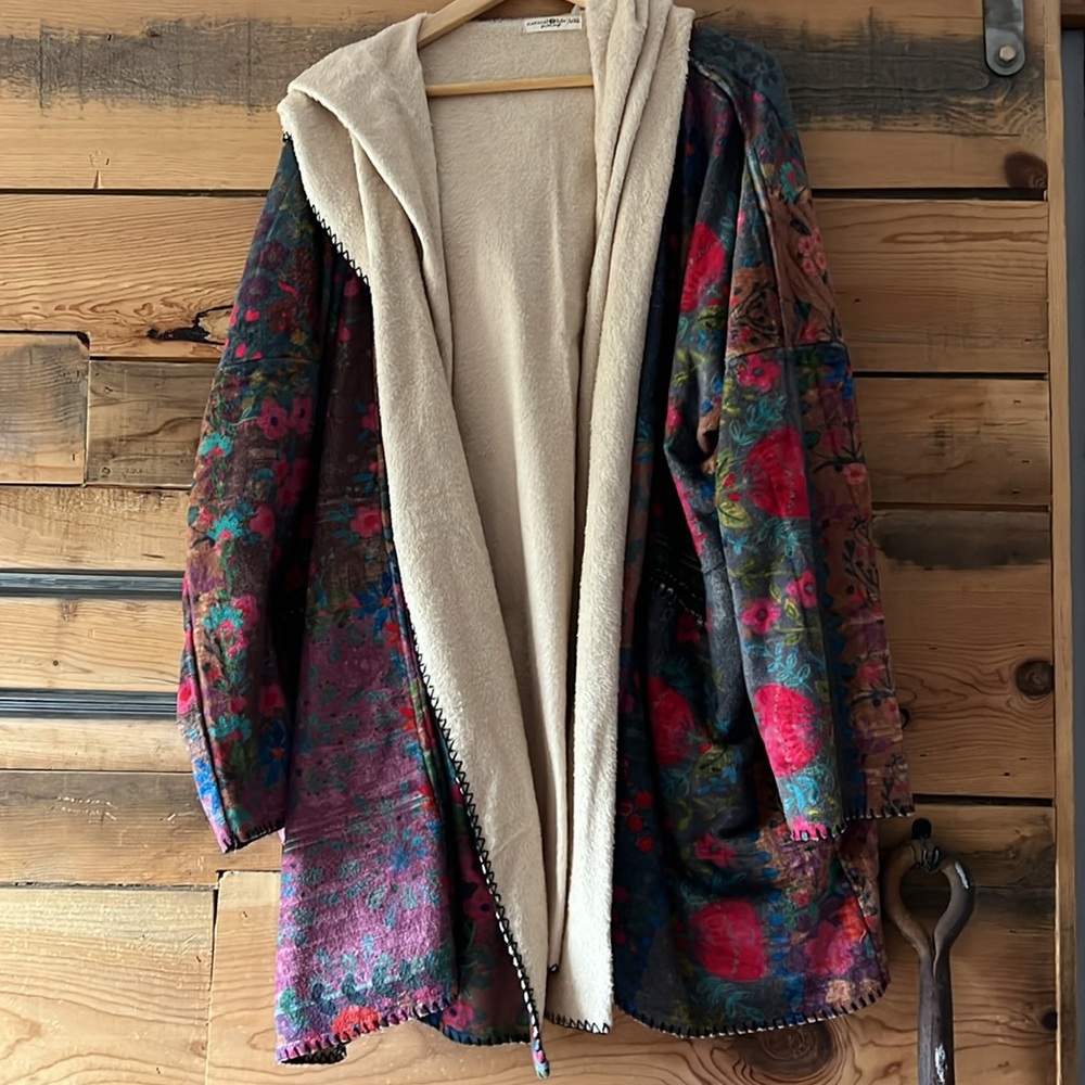 Natural Life Blanket Kimono
